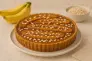 Foto ilustrativa de uma receita pronta de Bolo de banana com aveia