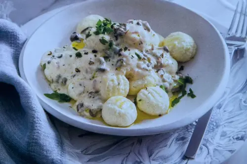 Imagem ilustrativa para o conteúdo de Receitas para Nhoque De Ricota Com Fonduta De Queijo E Shiitake