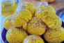Foto ilustrativa de uma receita pronta de Pão de abóbora com chia