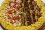 Foto ilustrativa de uma receita de Pizza Sem Lactose Com Mandioqueijo
